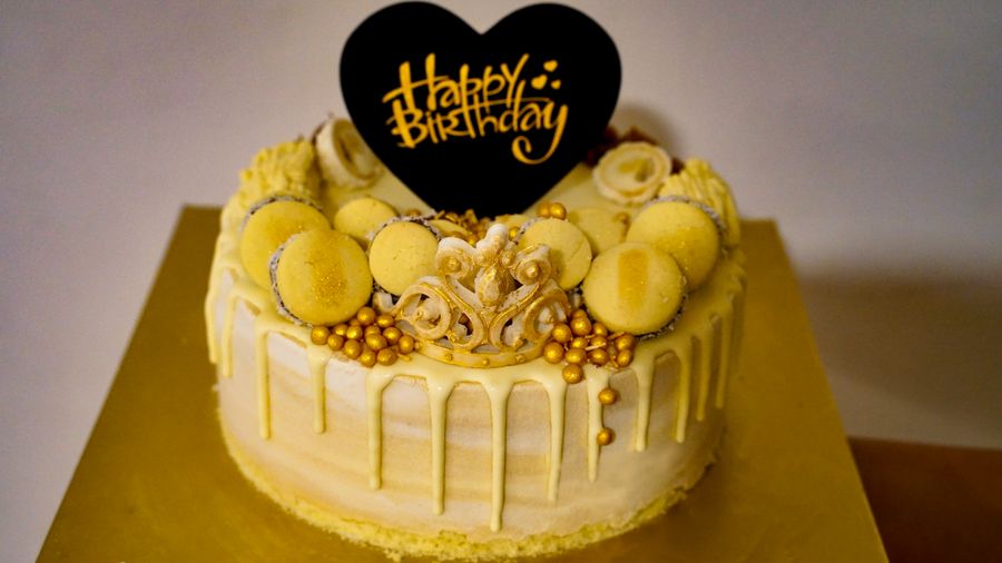 Un gateau photographie pour etre montre